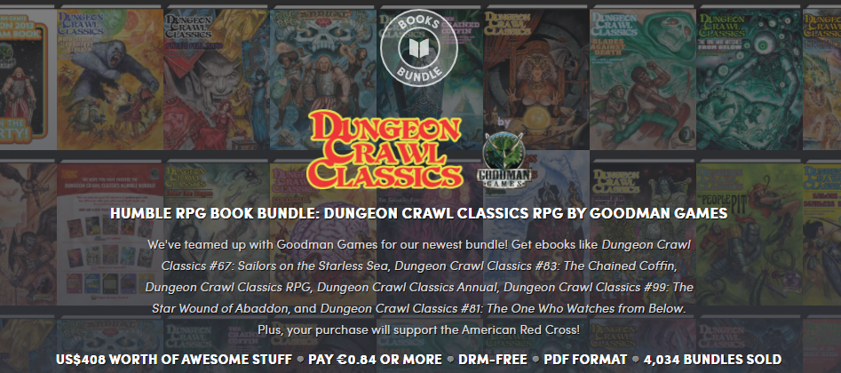 Humble Bundle – Dungeon Crawl Classics & Black Library – The Kind GM