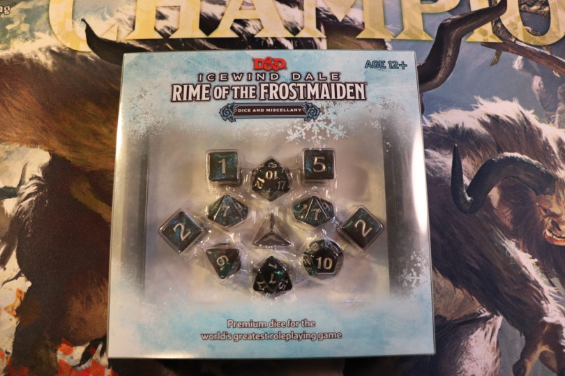 Rime of the Frostmaiden Dice Set Box