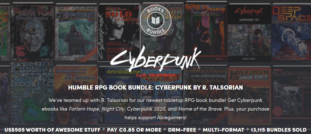 Humble Bundle – Cyberpunk 2020 & Warhammer 40k – The Kind GM