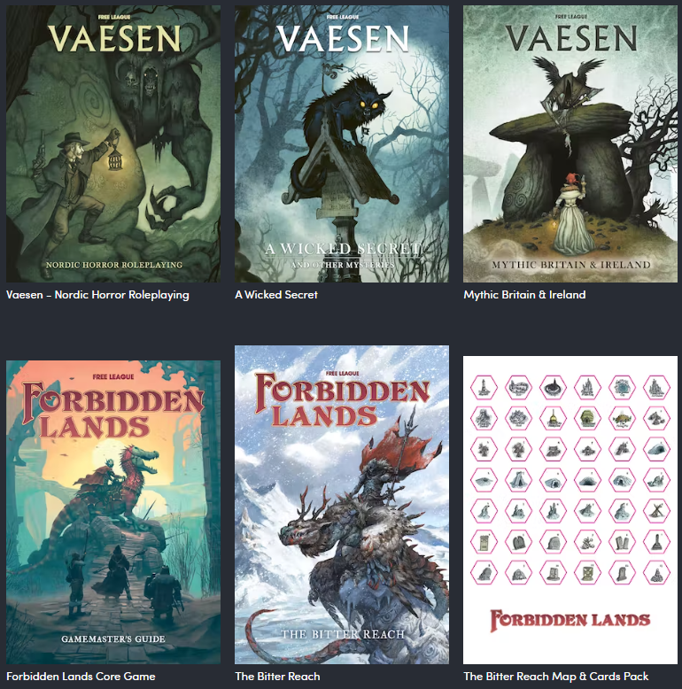 Vaesen RPG - Un Segreto Malvagio E Altri Misteri - Libro Avventure Gotico Nordico, Copertina Rigida, 2 Giocatori