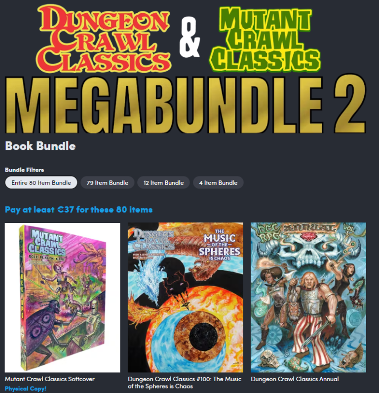 Humble Book Bundle – Dungeon Crawl Classics and Mutant Crawl Classics ...