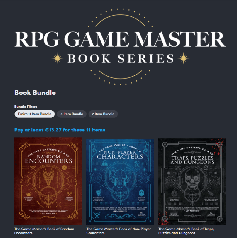 Humble Book Bundle – RPG Game Masters Book Series – The Kind GM